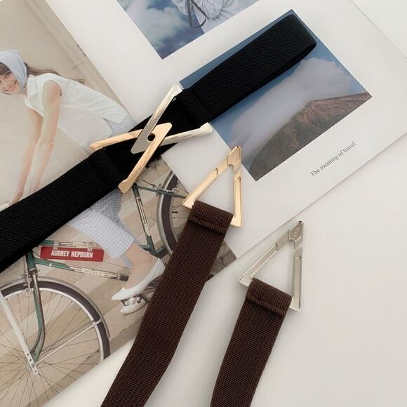 2/$21 Ladies Triangular Latch Belt - Picture 3 of 8